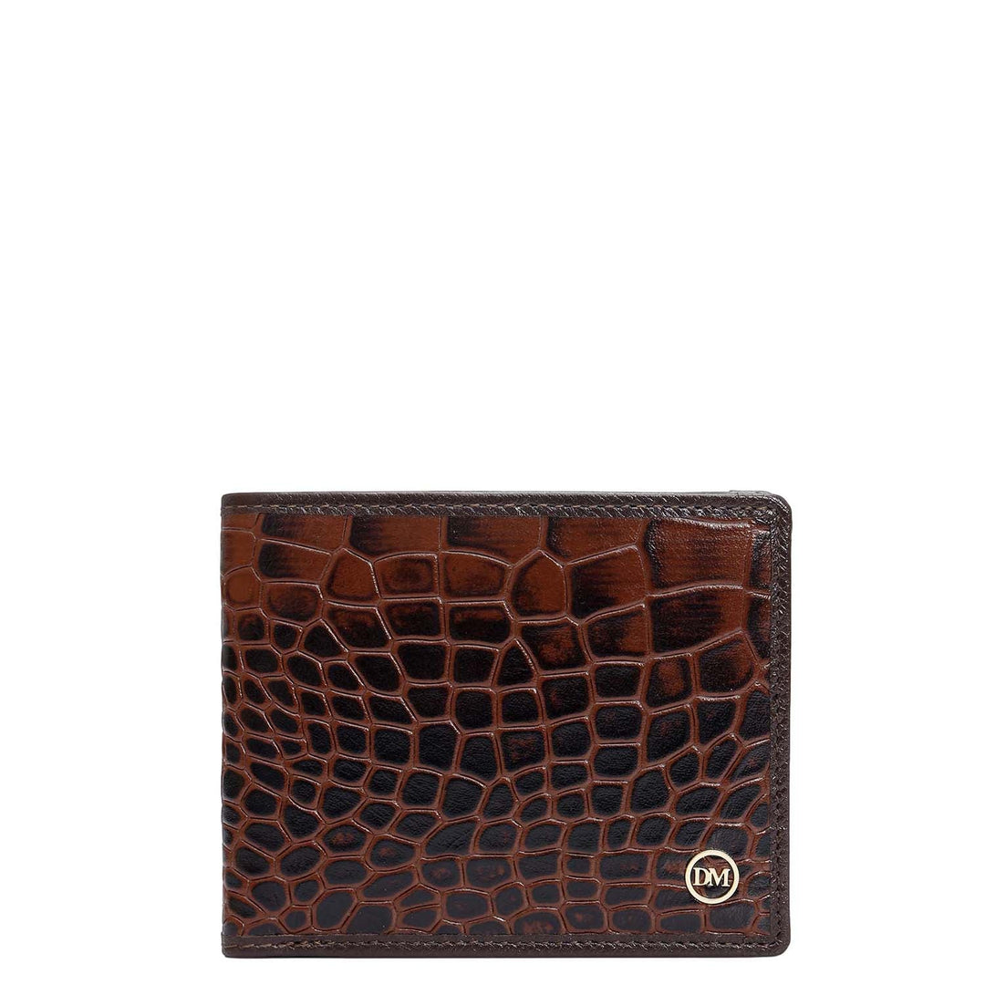 Date Bifold Leather Mens Wallet