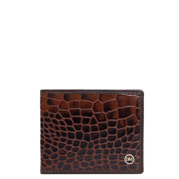 Date Bifold Leather Mens Wallet