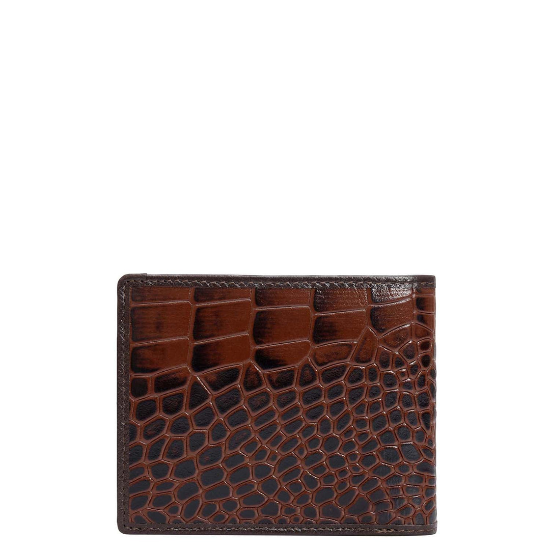 Date Bifold Leather Mens Wallet