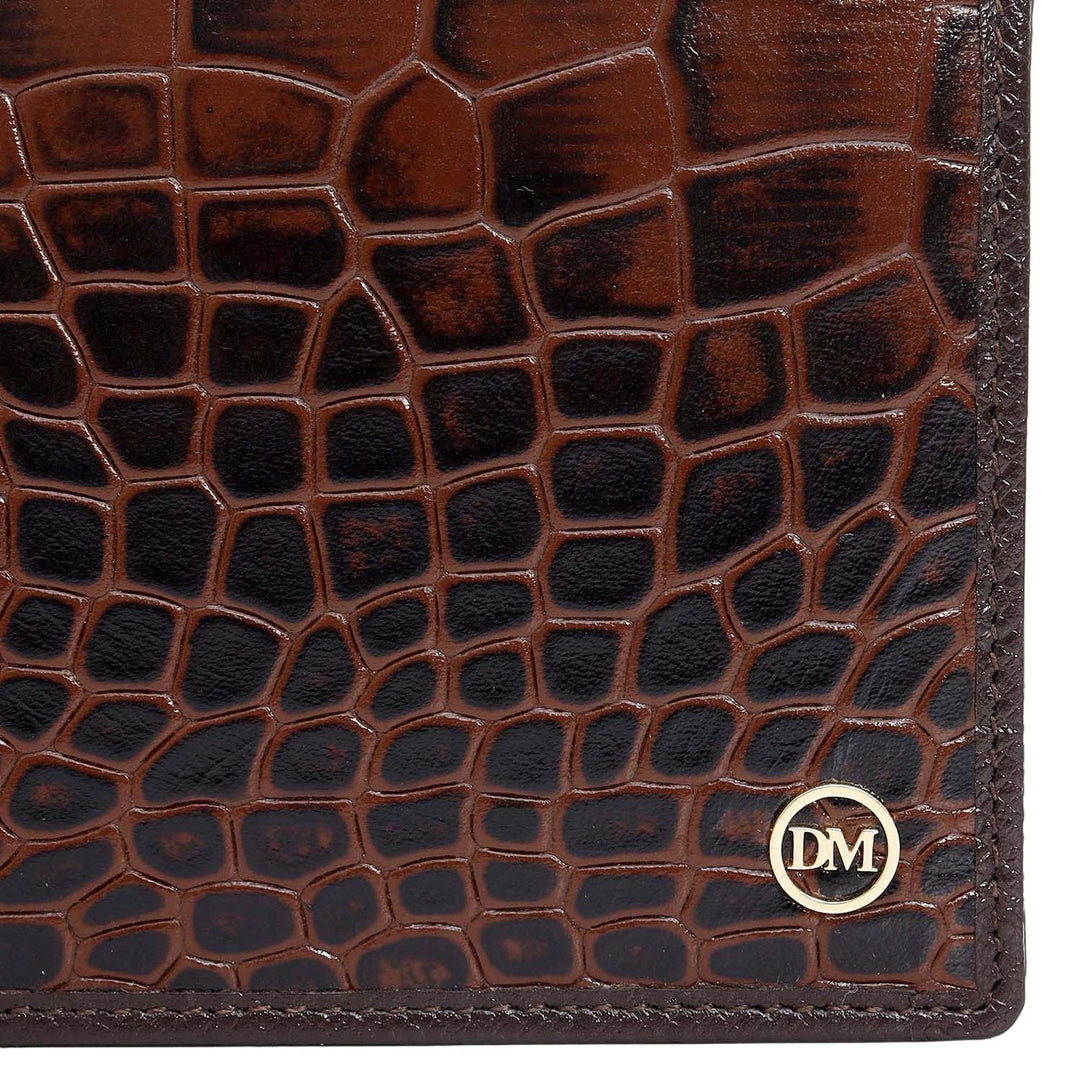 Date Bifold Leather Mens Wallet