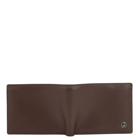Da Milano Men's Leather Wallet - Brown Bifold