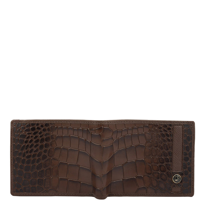 Brown Bifold Leather Mens Wallet