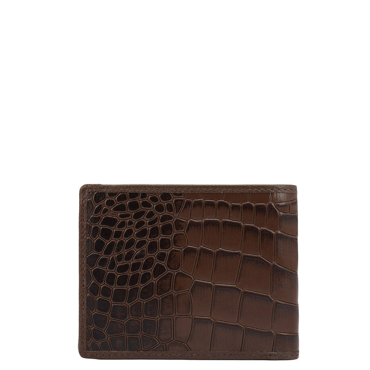 Brown Bifold Leather Mens Wallet