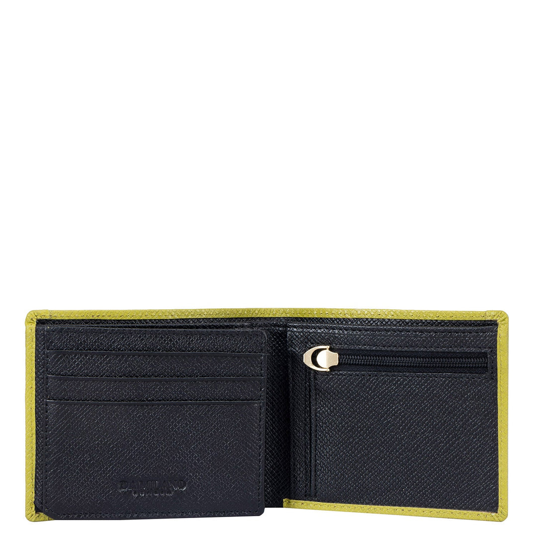 Franzy Leather Mens Wallet - Black