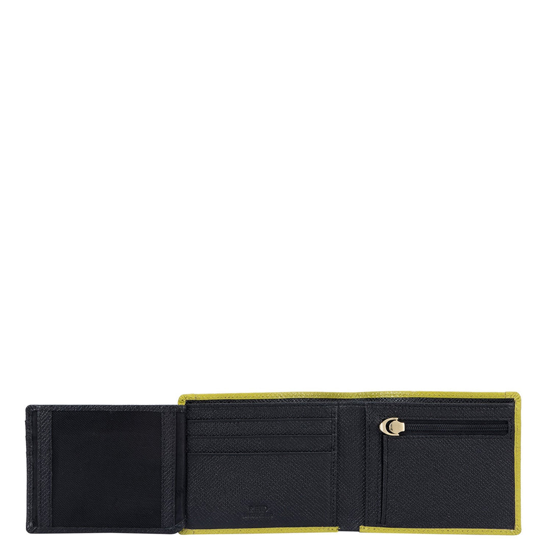 Franzy Leather Mens Wallet - Black