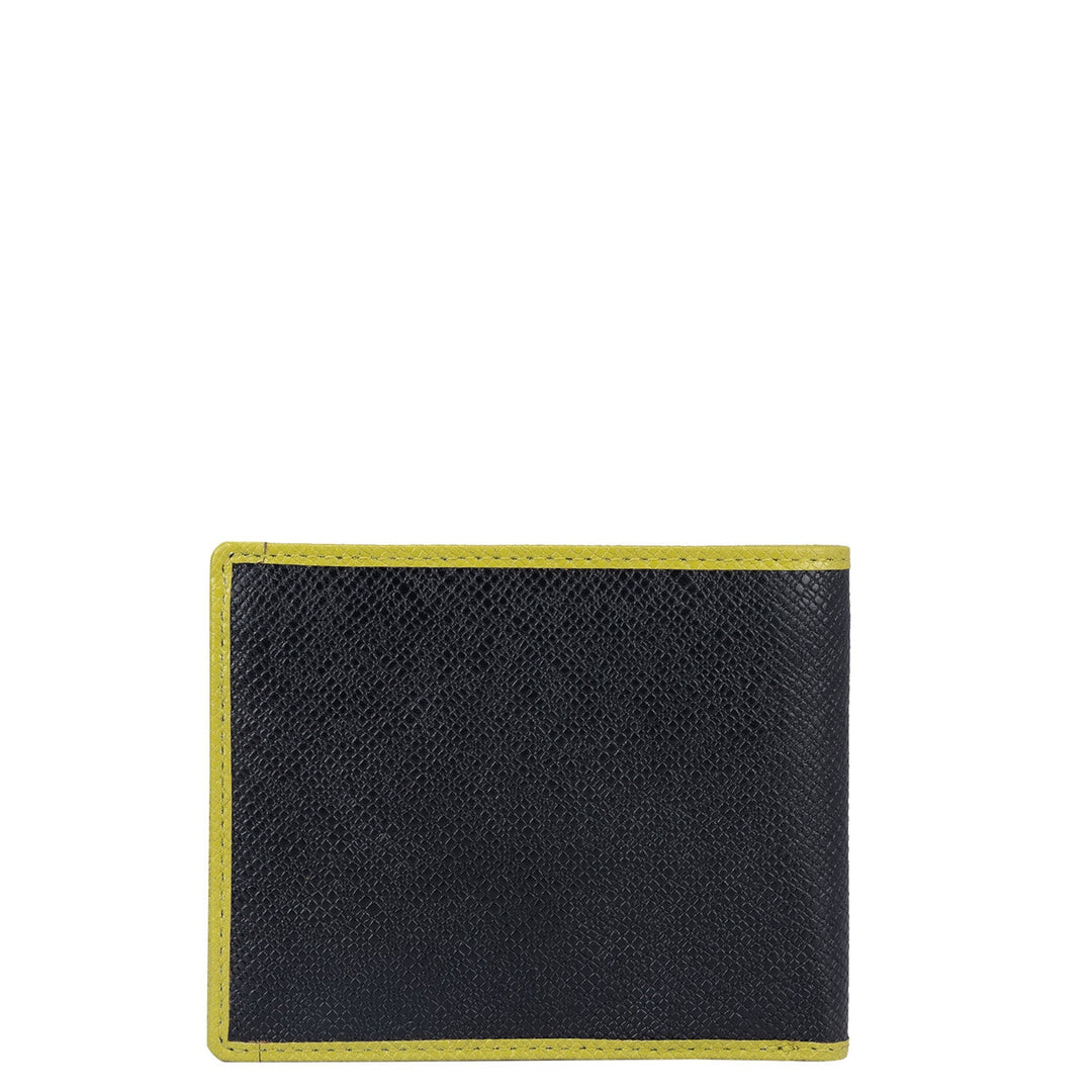 Franzy Leather Mens Wallet - Black