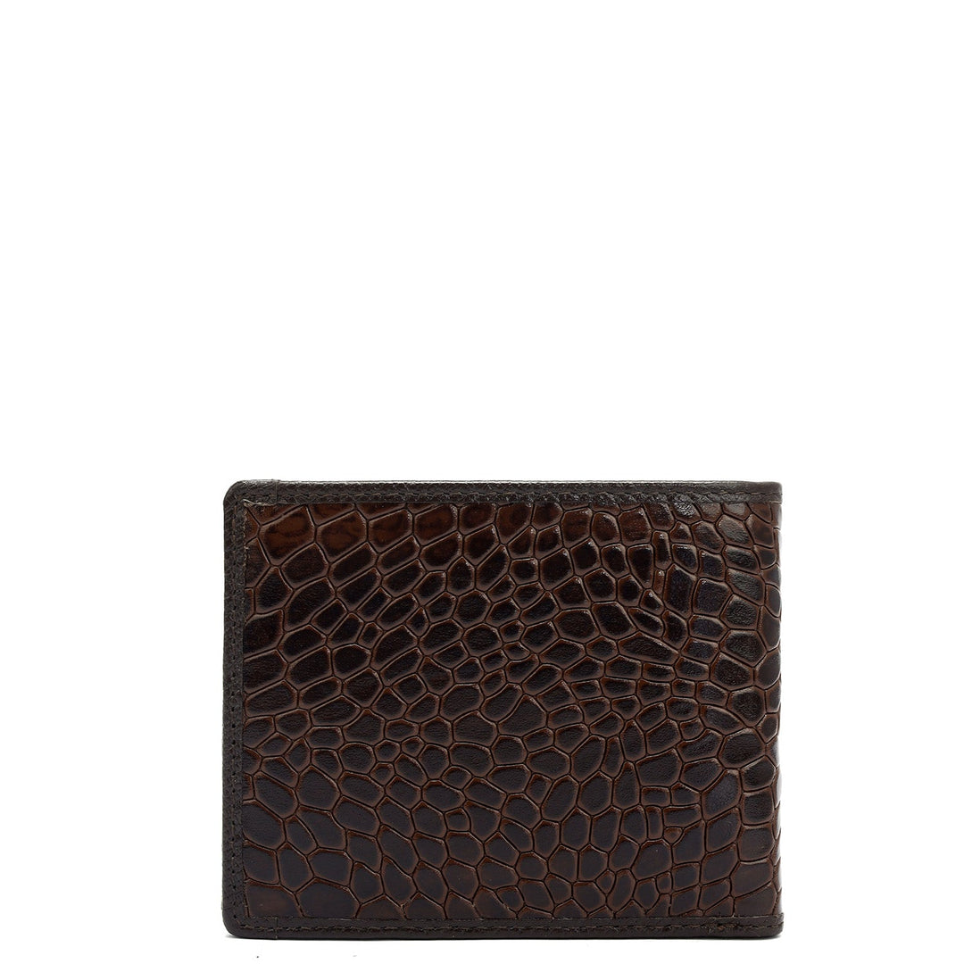 Brown Bifold Leather Mens Wallet