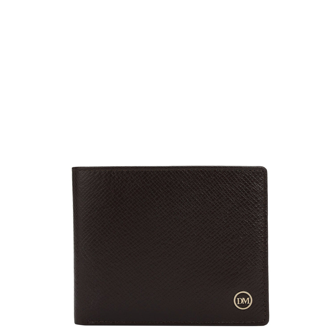 Chocolate Bifold Leather Mens Wallet