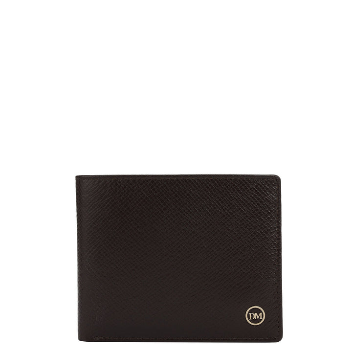 Chocolate Bifold Leather Mens Wallet
