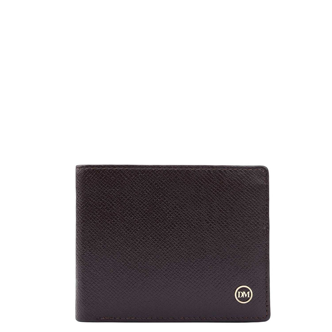 Chocolate Bifold Leather Mens Wallet