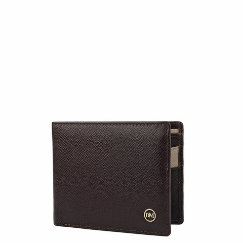 Chocolate Bifold Leather Mens Wallet