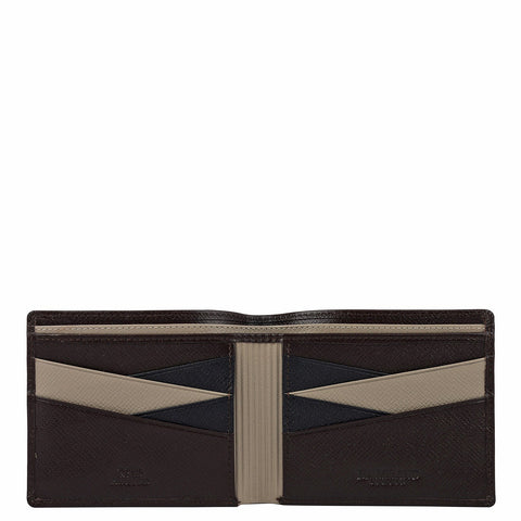 Chocolate Bifold Leather Mens Wallet