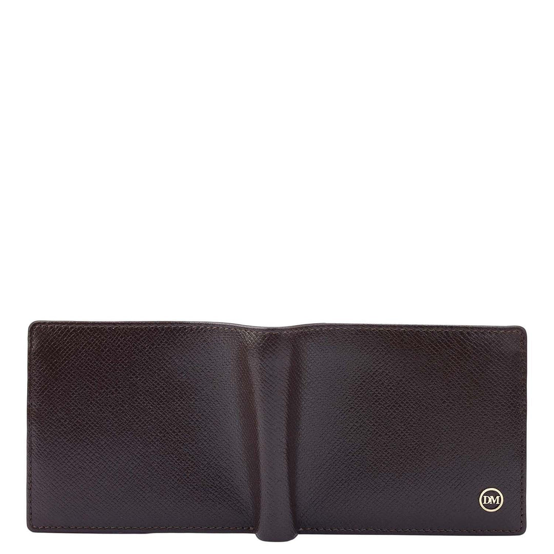 Chocolate Bifold Leather Mens Wallet