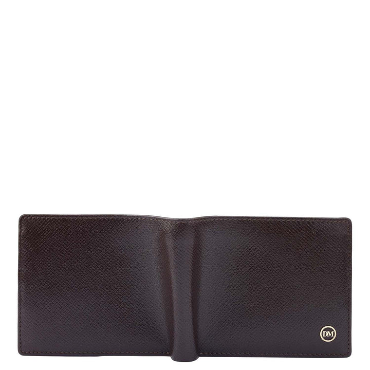 Chocolate Bifold Leather Mens Wallet