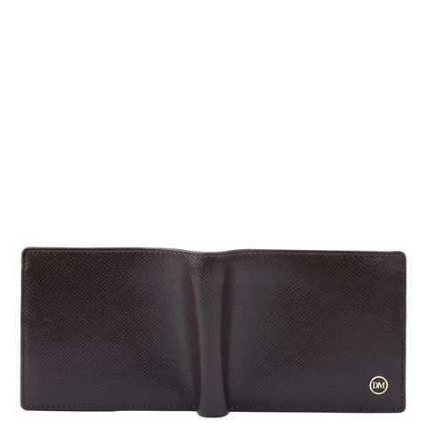 Chocolate Bifold Leather Mens Wallet