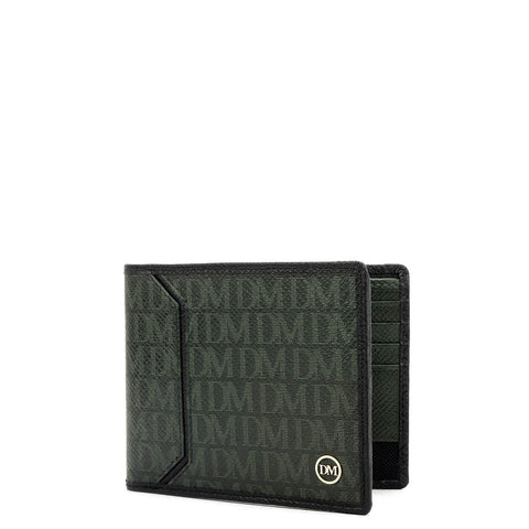 Petrol Green Bifold Leather Mens Wallet