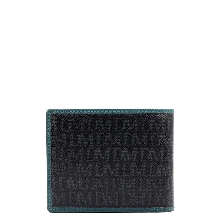 Black Bifold Leather Mens Wallet