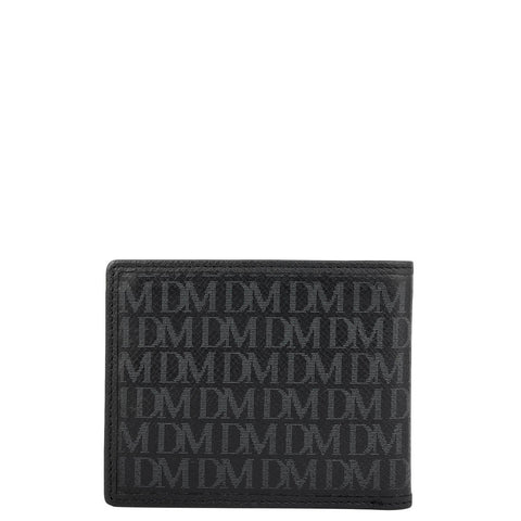 Black Bifold Leather Mens Wallet