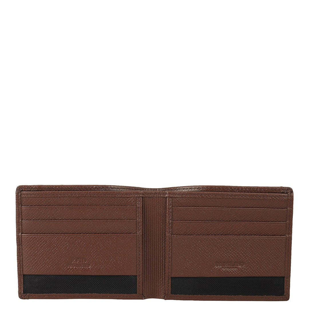 Date Bifold Leather Mens Wallet