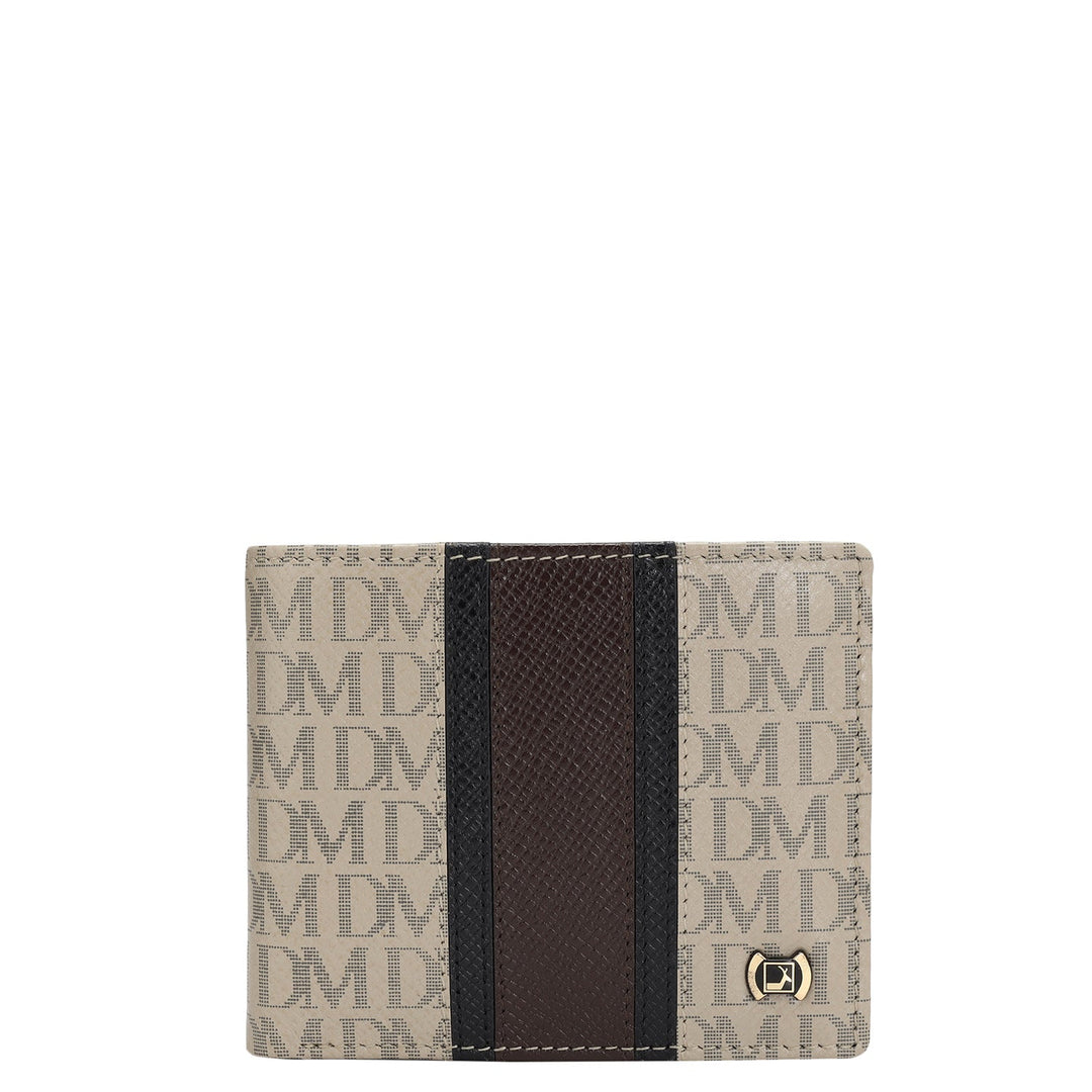 Monogram Franzy Leather Mens Wallet - Chalk