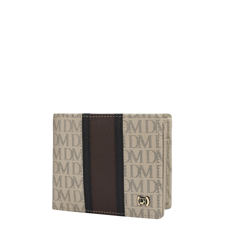 Monogram Franzy Leather Mens Wallet - Chalk