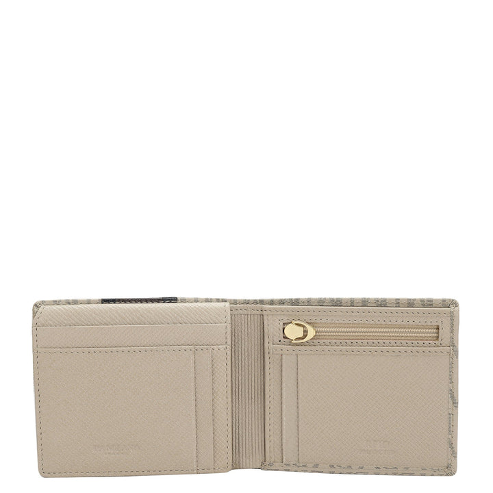 Monogram Franzy Leather Mens Wallet - Chalk