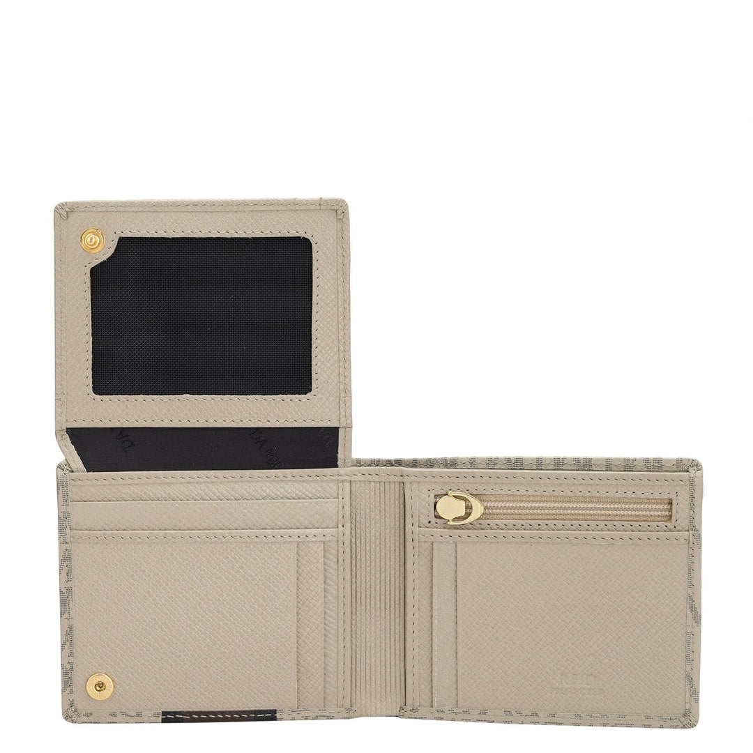 Monogram Franzy Leather Mens Wallet - Chalk