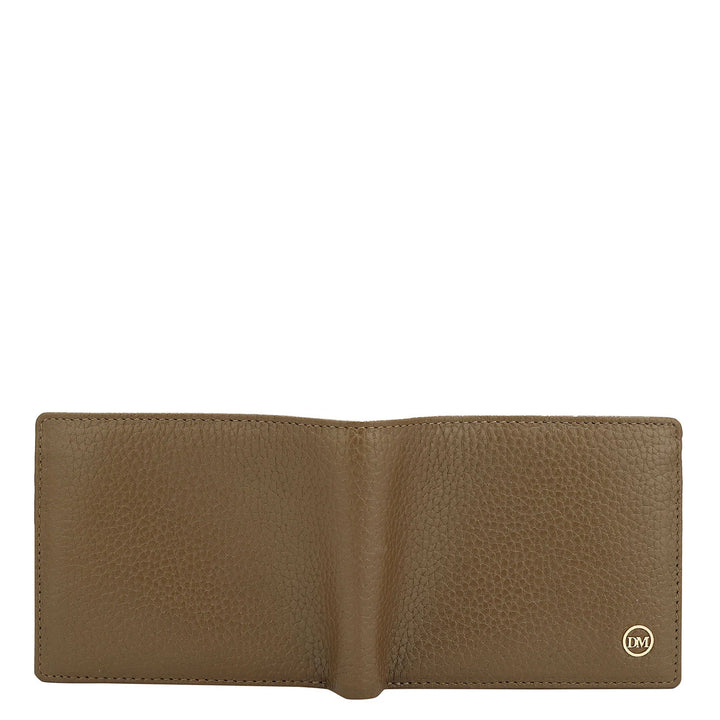 Wax Leather Mens Wallet - Moss