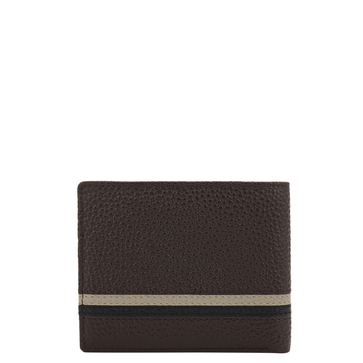 Chocolate Bifold Leather Mens Wallet