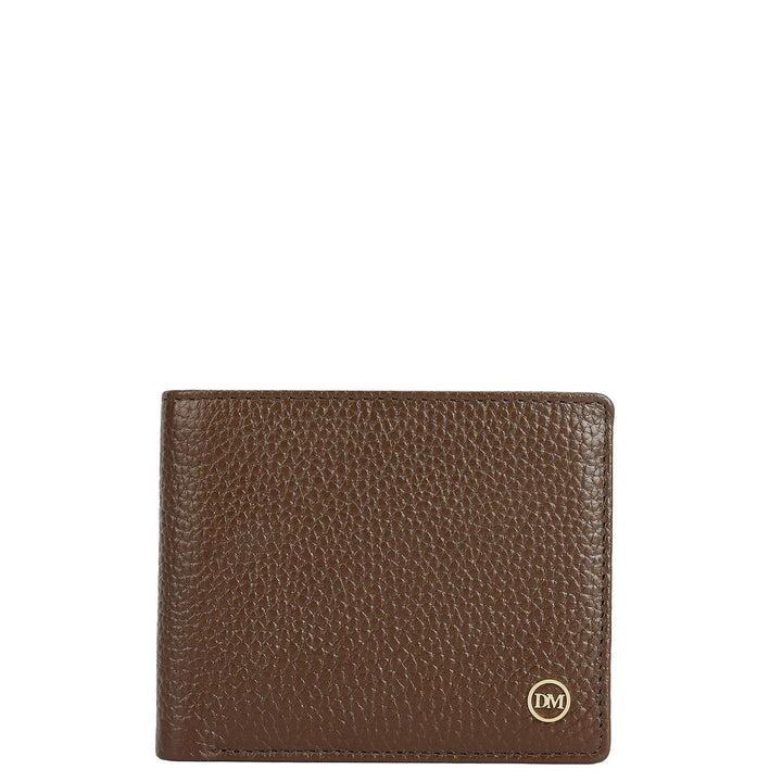 Mocha Bifold Leather Mens Wallet