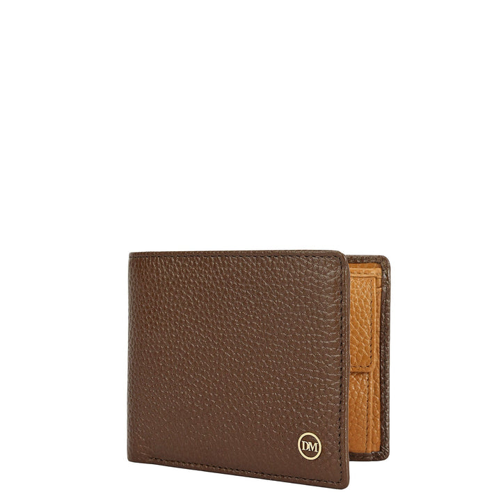 Mocha Bifold Leather Mens Wallet