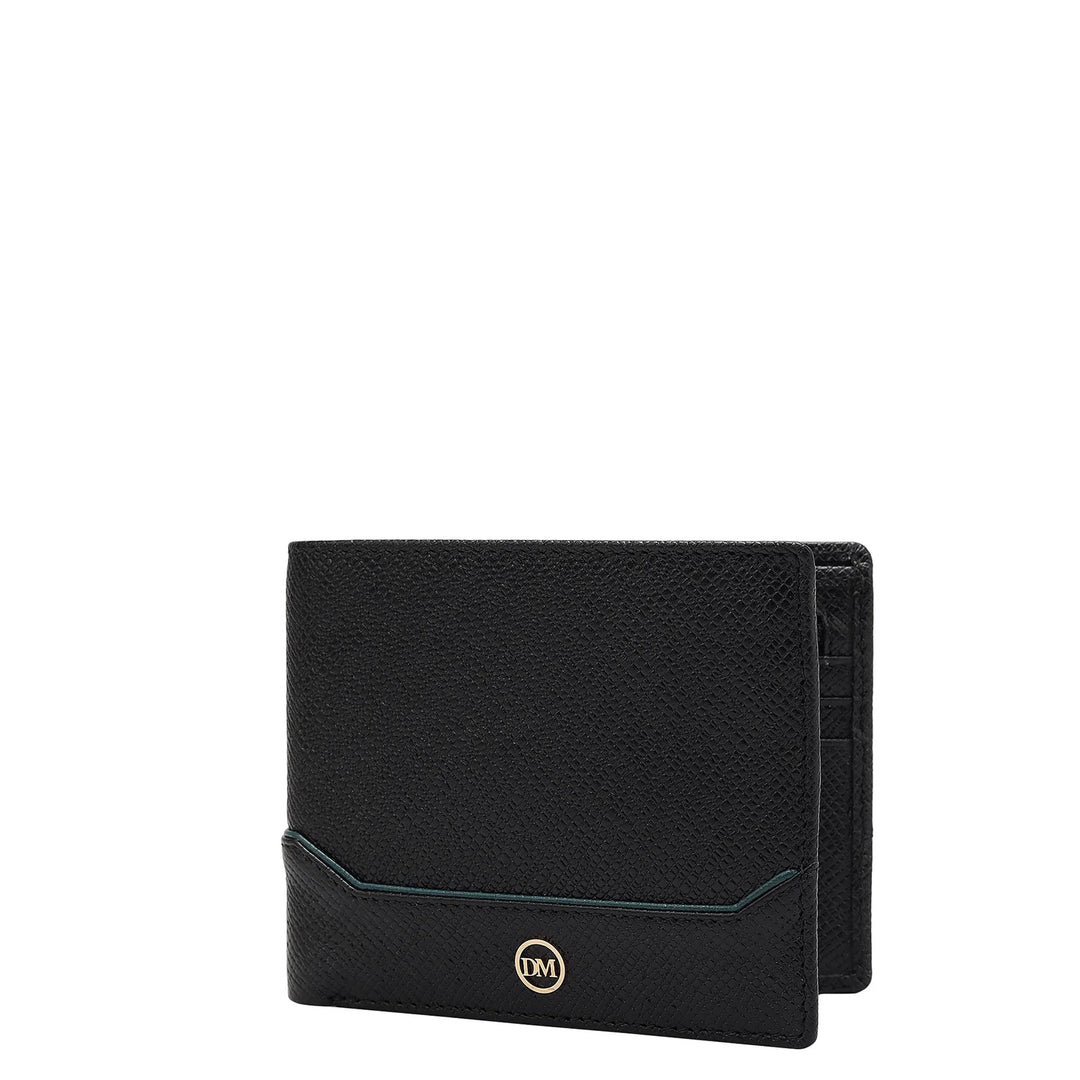 Franzy Leather Mens Wallet - Black