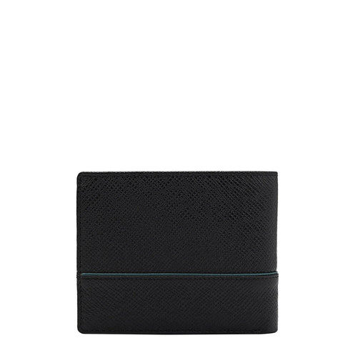 Franzy Leather Mens Wallet - Black