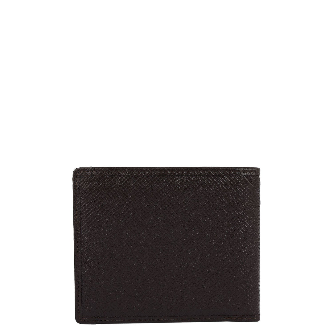 Chocolate Bifold Leather Mens Wallet