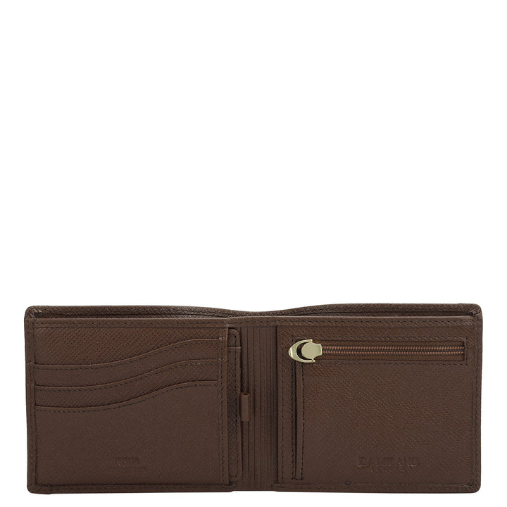 Date Bifold Leather Mens Wallet