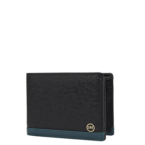 Franzy Leather Mens Wallet - Black