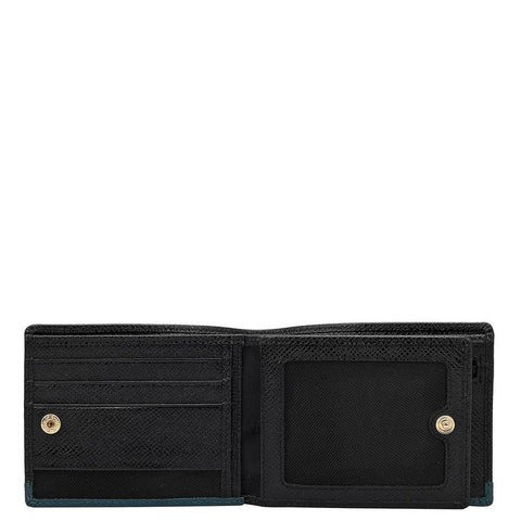 Franzy Leather Mens Wallet - Black