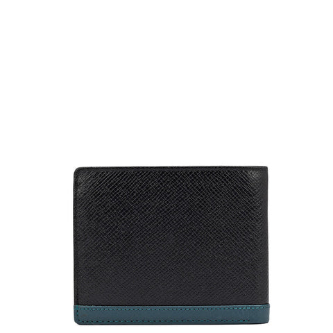 Franzy Leather Mens Wallet - Black