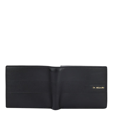 Black Bifold Leather Mens Wallet