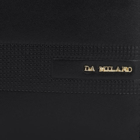 Black Bifold Leather Mens Wallet