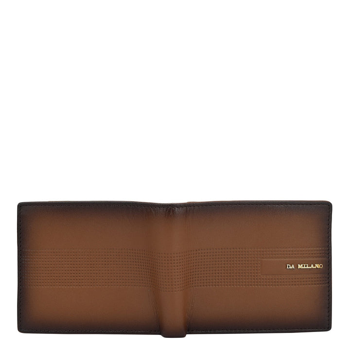 Cognac Bifold Leather Mens Wallet