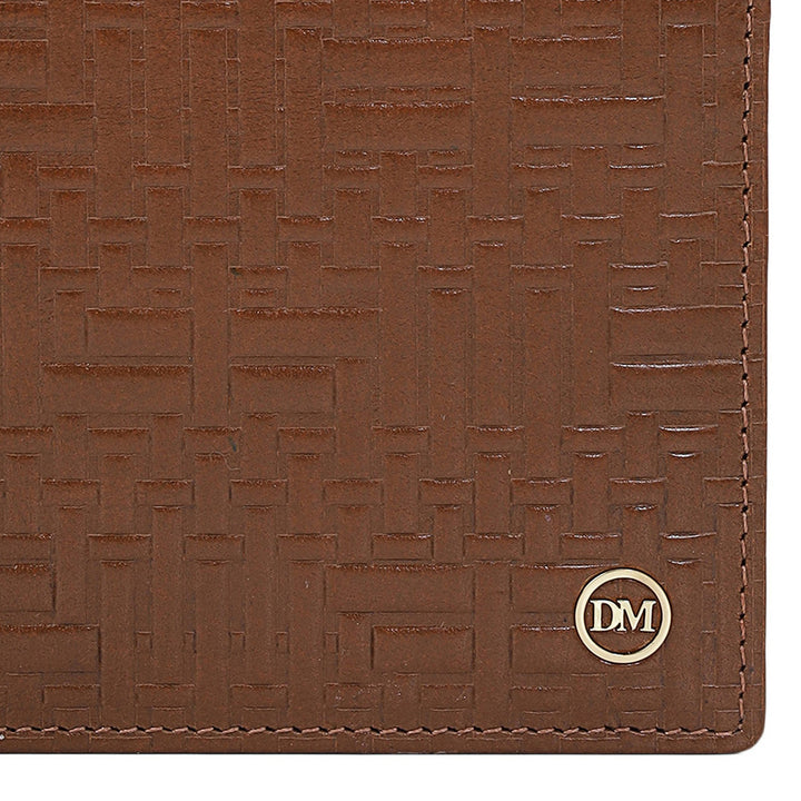 Cognac Bifold Leather Mens Wallet