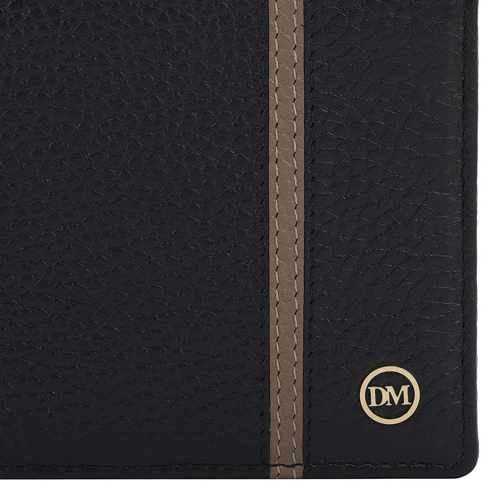 Black Bifold Leather Mens Wallet
