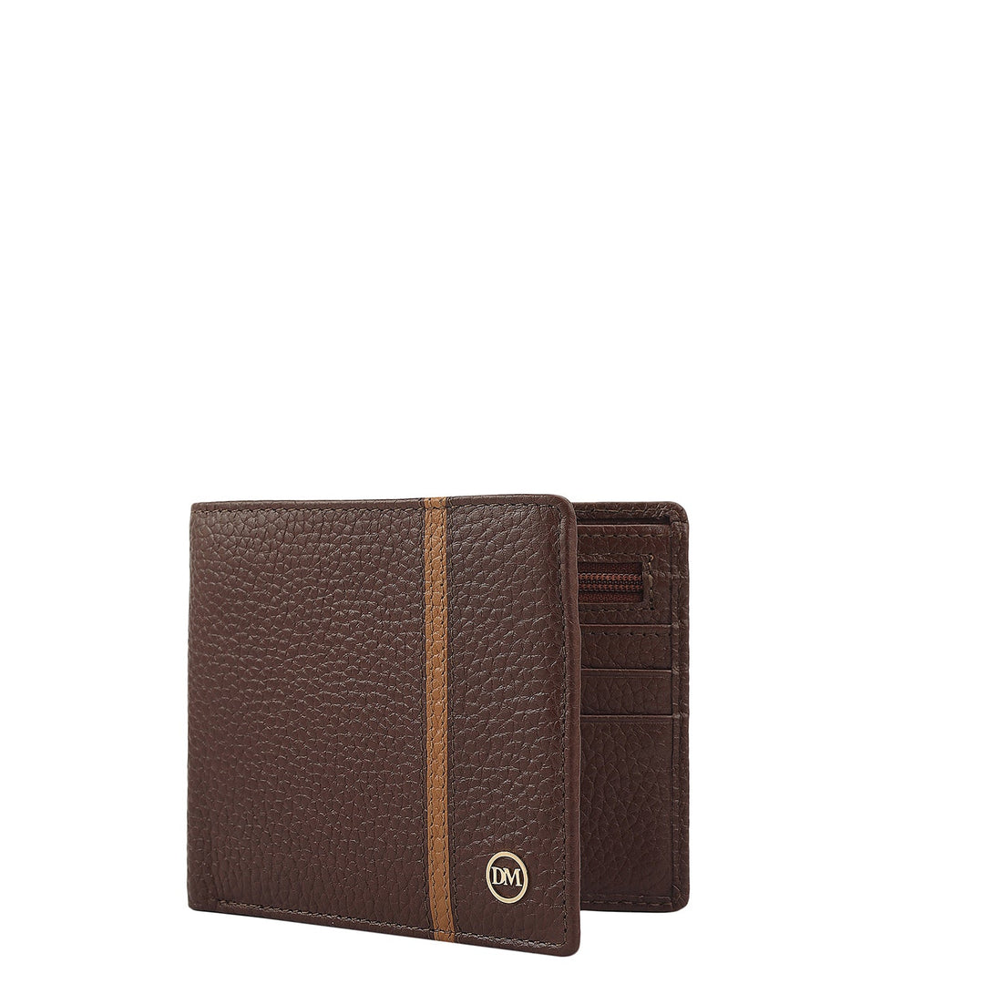 Espresso Bifold Leather Mens Wallet