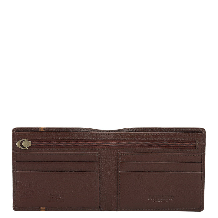 Espresso Bifold Leather Mens Wallet