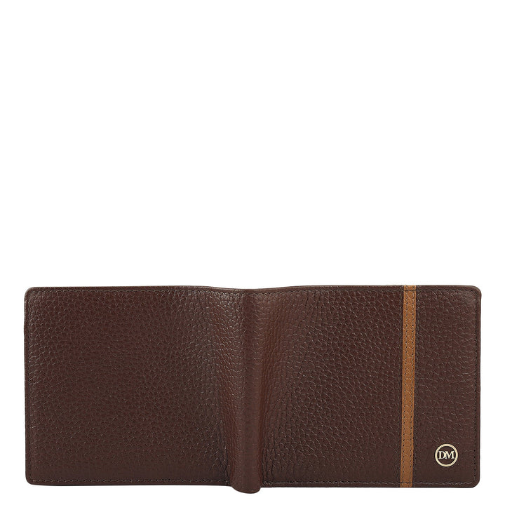 Espresso Bifold Leather Mens Wallet