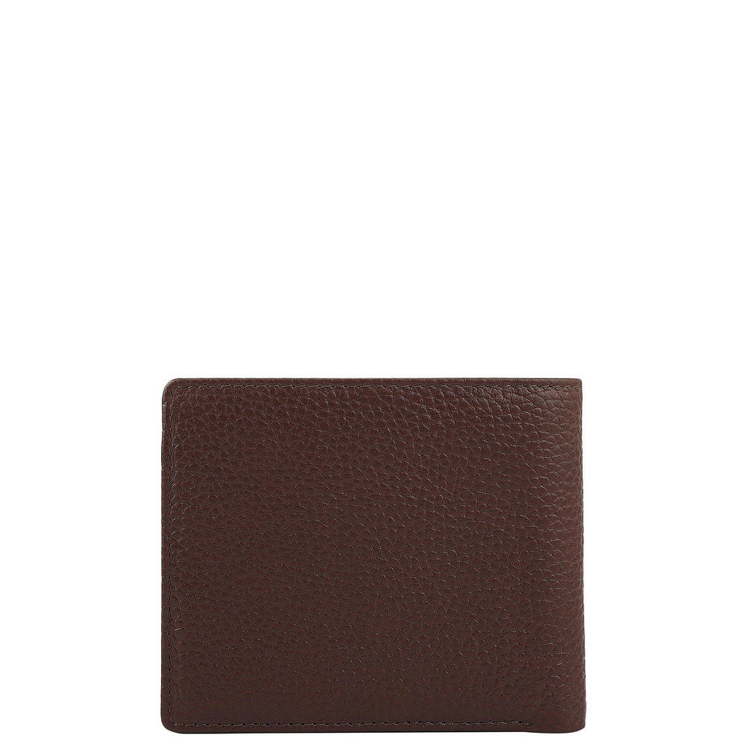 Espresso Bifold Leather Mens Wallet