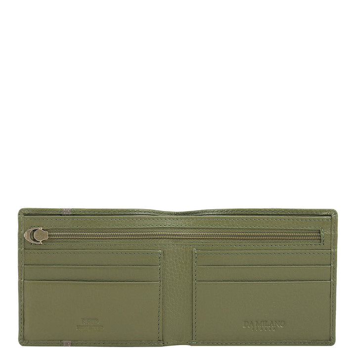 Fern Bifold Leather Mens Wallet
