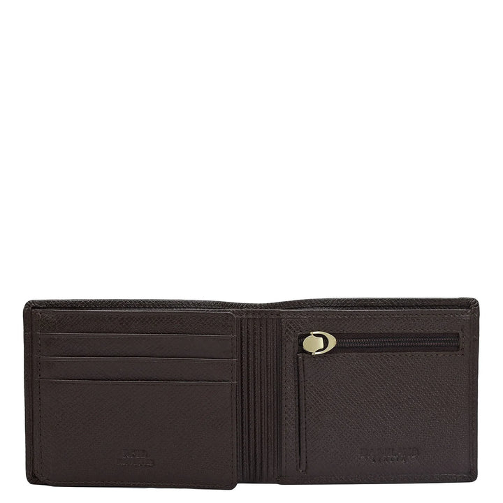 Brown Bifold Leather Mens Wallet