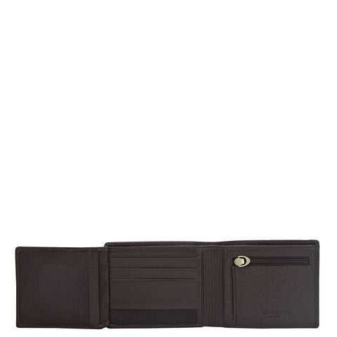 Brown Bifold Leather Mens Wallet